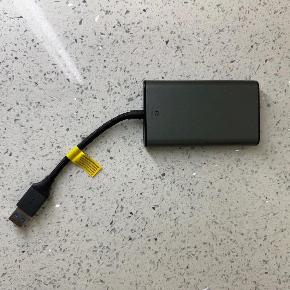 Insignia USB 3.0 to VGA Adapter Gray NS-PA3UVG Video Converter Dongle UNTESTED